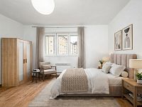 PRODEJ ZDĚNÉHO BYTU 2+1, NA LIBUŠI, BECHYNĚ - vizualizace ložnice