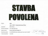 PRODEJ POZEMKU SE STAVEBNÍM POVOLENÍM HALY, Č. BUDĚJOVICE - Stavba povolena-001.jpg