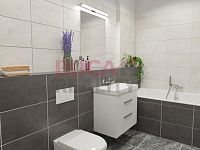 Prodej bytu 2+1 61 m² v novostavbě řadového domu v Kaplici - Koupelna_1.jpg