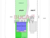 Prodej rodinného domu 5kk s terasou a zahradou v Roudném u Českých Budějovic - SITUACE.jpg