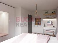 Prodej novostavby krajního řadového domu o dispozici 5kk a velikosti 144 m2 se zahradou v Kaplici - Pokoj holka_1.jpg