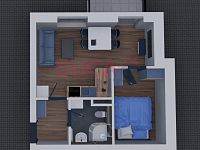 Exkluzivní pronájem nízkoenergetického bytu 2kk(35m2) s výtahem ve Vodňanech v novém bytovém domě - 1. řez.jpg