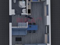 Exkluzivní pronájem bytu 1kk(32m2) s výtahem ve Vodňanech v novém bytovém domě - 2. řez.jpg