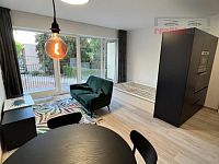 Nájem novostavba bytu 1kk - Brno - ul. Hybešova - 37 m2, lodžie, komplet vybaven, volný od 1.4. 2026
