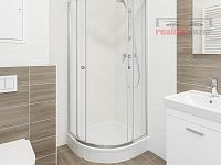 Pronájem kompletně zařízeného bytu 1+kk s terasou, šatnou a sklepem Brno-Žebětín, ul. Sentická - koupelna.jpg