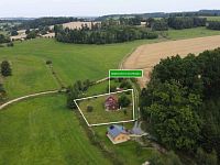 Novostavba chaty na polosamotě u Pelhřimova - Fotka 15