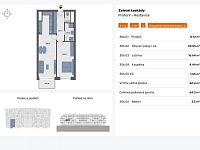 Moderní byt 2+kk s balkonem na Praze 9 v projektu Zelené kaskády. - Zelené kaskády byt 306.pdf.jpg