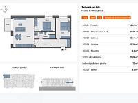 Moderní rodinný byt 3+kk s balkonem na Praze 9 v projektu Zelené kaskády. - Zelené kaskády byt 303.pdf.jpg