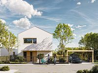 Prodej stavebního pozemku pro výstavbu rodinného domu. - Signature Kolovraty - dům na klíč - léto - developer GARTAL.jpg