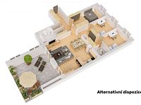 Nový rodinný byt 5+kk s prostornou terasou v novostavbě Zelené kaskády. - Alternativní dispozice 4+kk.jpg