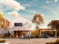 Moderní rodinný dům se zahradou v klidné lokalitě Prahy 10. - Signature Kolovraty - dům na klíč - podzim - developer GARTAL.jpg