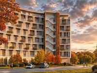 Jedinečné lofty u metra Opatov. Vhodné jako investice nebo vlastní bydlení. - City Lofts Chodov - GARTAL - severní fasáda - podzim.jpg