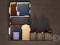 Prodej rodinného domu v Žiželicích - Dispozice domu z ptačí perspektivy.jpg