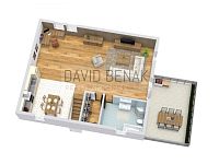 Prodej rodinného domu s terasou, garáží a udržovanou zahradou v žádané lokalitě Malšovice, Hradec Králové. - 3D - 2. Floor.jpg