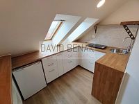 Pronájem podkrovního bytu 1+kk o výměře 32 m2 v ulici Bubeníkova v centru Pardubic - Bílé Předměstí.