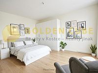 Prodej bytu 3+1, garáž, sklep, balkon, 79m2, Podlešín, okr. Kladno - 05-Ložnice vizualizace IKEA styl.jpg