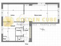 Prodej bytu 2+kk, 52,4 m2, Kavkazská ulice, Vršovice, Praha 10 - 9-Plánek bytu.jpg