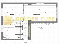 Prodej bytu 2+kk, 52,4 m2, Kavkazská ulice, Vršovice, Praha 10 - 9-Plánek bytu.jpg