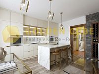 Vícegenerační rodinný dům 150m2, zahrada 461 m2, garáž, Přezletice, Praha - Východ - 08-Pokoj I b přízemí vizualizace Luxusní.JPG