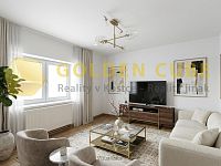 Vícegenerační rodinný dům 150m2, zahrada 461 m2, garáž, Přezletice, Praha - Východ - 09-Pokoj II a přízemí Vizualizace Luxusní.JPG
