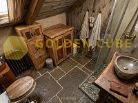 Prodej podkrovního bytu 1+1, 59m2, garáž, Slaný, Nosačická - 18-Koupelna - Vizualizace  Rustikální styl.JPG