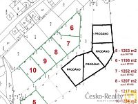 Prodej stavebního pozemku č. 8 / 1207 m² Řehlovice - Dubice, okres Ústí nad Labem, (1 990 Kč/1 m²)