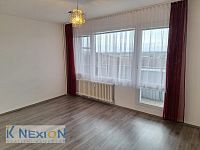 Prodej bezbariérového bytu 3+1, CP 62 m2, Brno-Líšeň - Obývací pokoj s výstupem na balkon