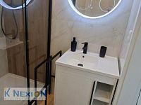 Pronájem bytu 2+kk Brno-Židenice, UP 40 m2 - Koupelna s WC