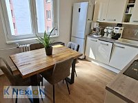 Prodej bezbariérového bytu 3+1, CP 72 m2, po celkové rekonstrukci, Velkopavlovická ul. Brno - Kuchyně s jídelní částí