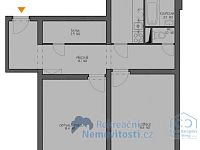 Bytová jednotka 445/7 v projektu Jaselska - Teplice - Bytová jednotka plánek číslo 06_přízemí i patro_oprava.jpg