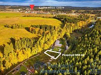 Stavební pozemek 840 m² u řeky Malše – Kaplice, klid a příroda - 2.jpg