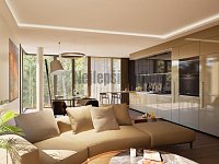 Novostavba 2+kk, 60 m2 , Brno - Kohoutovice - 1 kuchyn.jpg