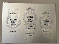Prodej  bytu 2+kk,  Garážový BOX   pod uzavřením k bytu – v Top centru města , Praha 1 - Cena za projekt 1.místo
