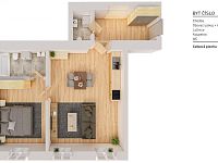 Prodej  bytu 2+kk,  Garážový BOX   pod uzavřením k bytu – v Top centru města , Praha 1 - Rekal _pudorys.jpg