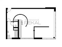 Byt Praha 8  Ďáblice s parkovacím stáním v podzemních garážích - současná dispozice bytu