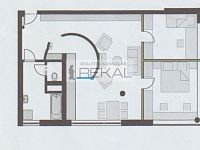 Byt Praha 8  Ďáblice s parkovacím stáním v podzemních garážích - Varianta dispozice 3+kk  atyp.jpg