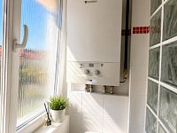 Byt 2 +kk s balkonem, Praha 7 Holešovice - plynový kotel