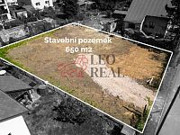 Prodej stavebního pozemku o velikosti 651 m2 - Pozemek, Dubeč (6) hranice.stextem.jpg