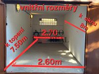 Pronájem vytápěné garáže 21 m2 Klíše + elektřina - garáž cestička 1.jpg