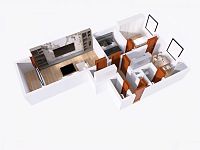 Pronájem bytu 3+1, 65m2, ul. Kmochova, Ústí nad Labem - půdorys(1).jpg