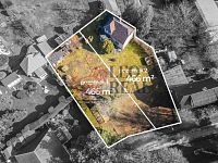 Prodej stavebního pozemku 466 m2 - Pozemek, Újezd (4) hranice_pozemek 1 a pozemk 2.jpg