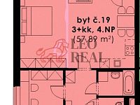 Světlý 2 +kk, 59 m2, ul. K Říčanům - půdorys 2+kk Kolovraty.jpg