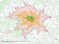 Pronájem, byt 1+kk, 20 m², Praha 6 – Břevnov - Dosažitelná vzdálenost: auto