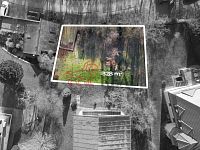 Prodej stavebního pozemku 328 m2 - Pozemek, Braník - hranice.jpg