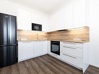 Pronájem novostavby 2 + kk s balkonem, parkovacím stáním a sklepem