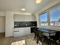 Pronájem novostavby bytu 2+kk, plocha 50 m2, balkon 7m2, sklep 7m2, výtah, třída B, velmi úsporná