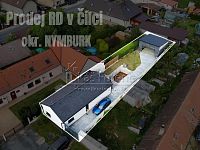 Prodej, moderní RD 3+kk/G s bazénem, 56 m², pozemek 418 m², garáž 29 m², Čilec, okr. Nymburk