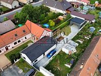 Prodej, moderní RD 3+kk/G s bazénem, 56 m², pozemek 418 m², garáž 29 m², Čilec, okr. Nymburk