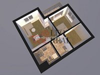 Pronájem luxusního bytu 2+kk, zařízený, 63 m², šatna, lodžie, garáž, Strnadových, Vysočany, Praha 9 - 1 - Obrázek1.jpg