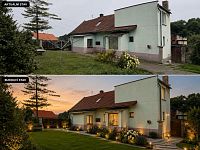 Rodinný dům se dvěma bytovými jednotkami, stodolou a pozemkem 2 408 m² - a_split_screen_comparison_photo_of_a_house_renovat.jpg